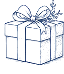 A wrapped gift