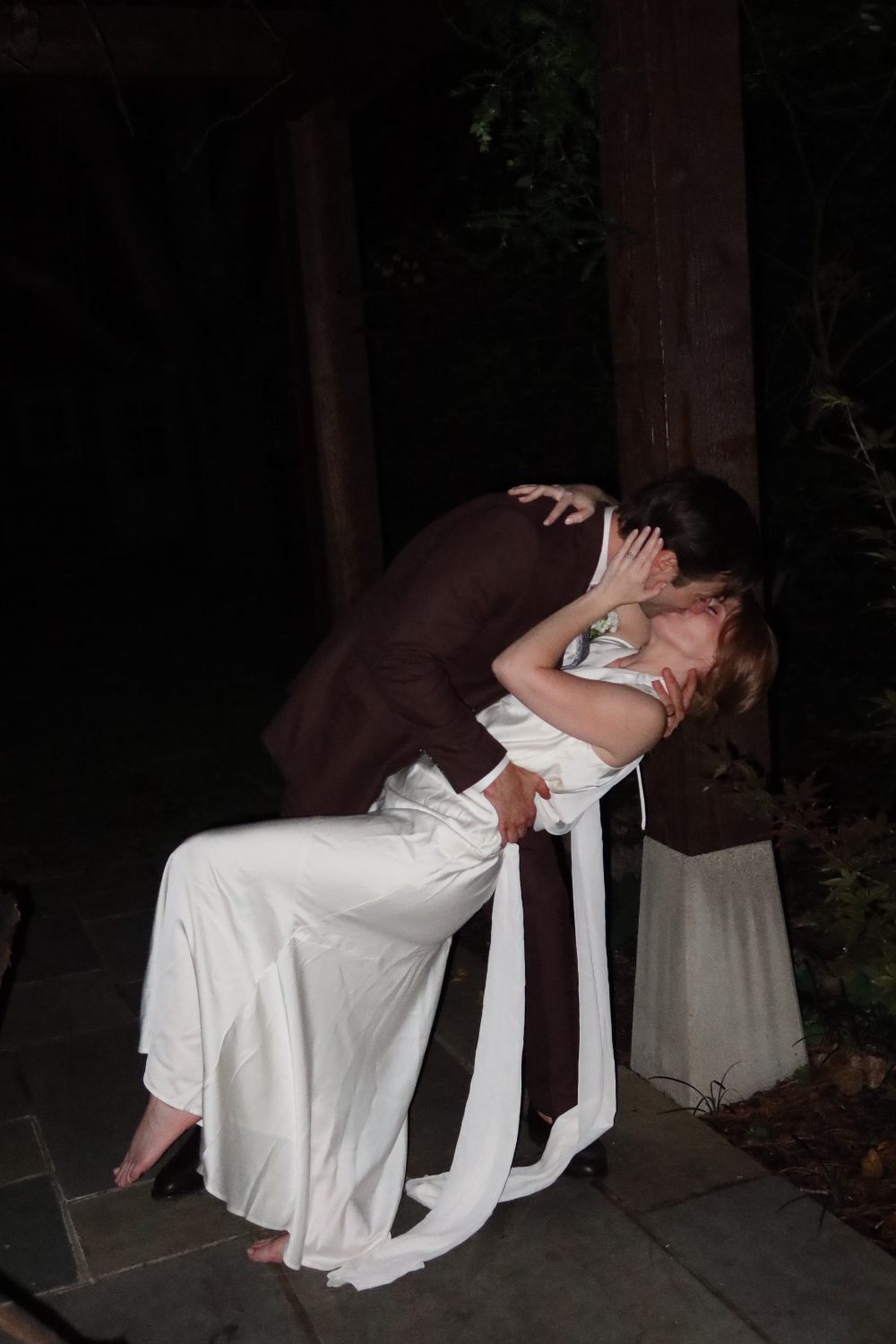 Cody dipping Katrina at the end of the first dance