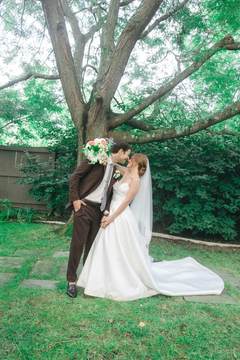 Cody and Katrina under the big tree