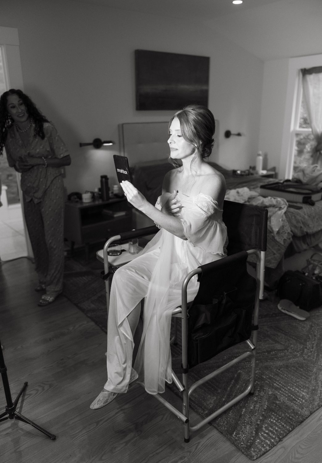 Katrina before the dress went on
