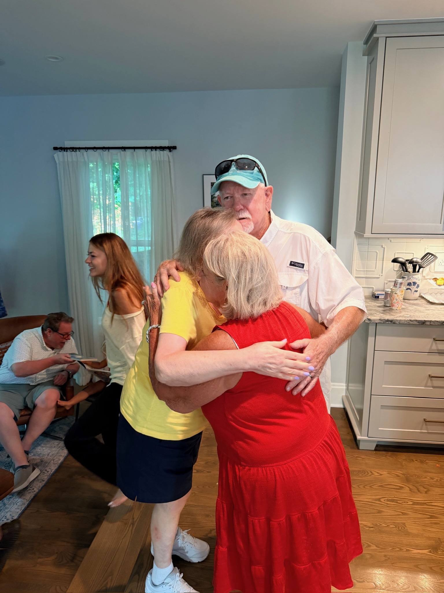 Goodbyes in the kitchen